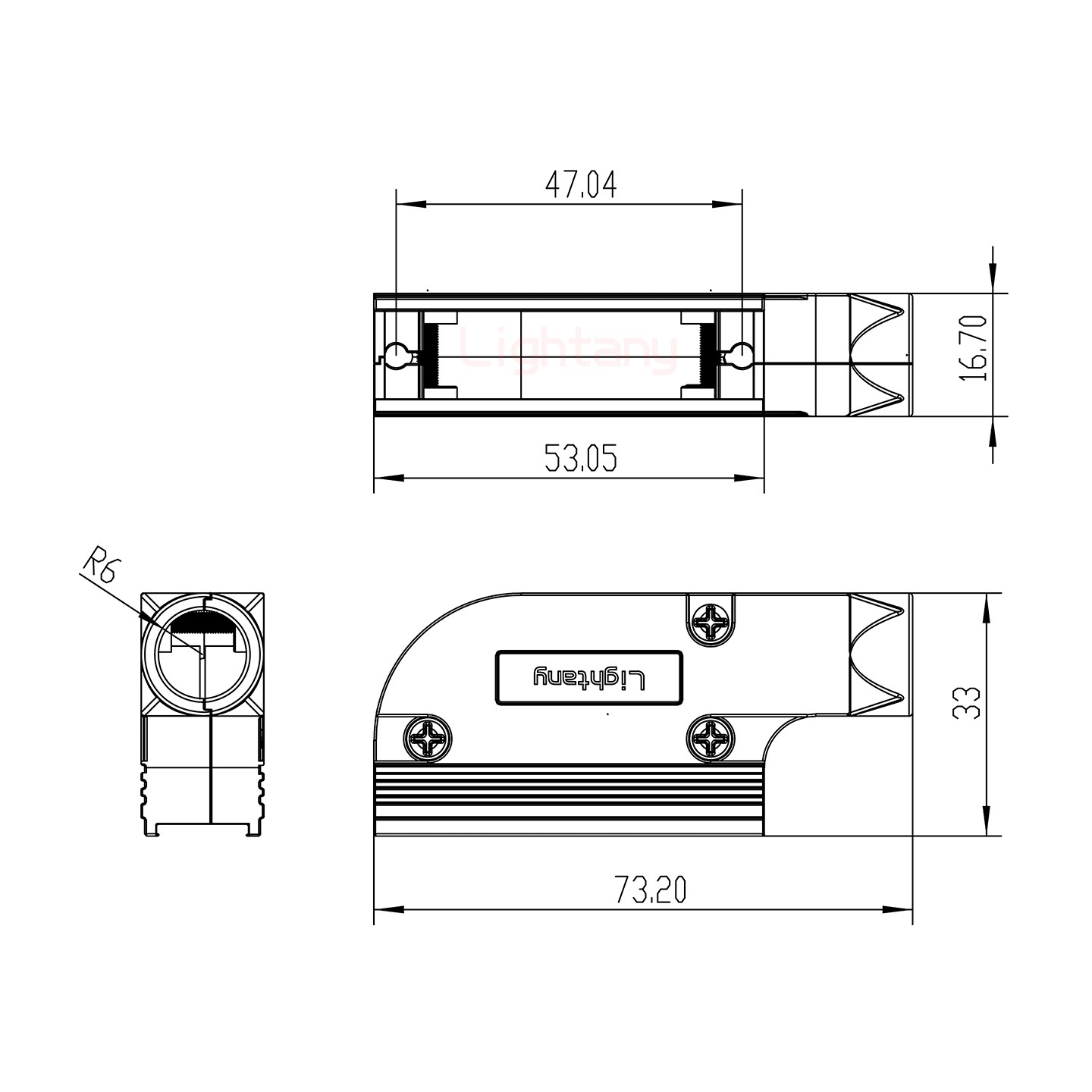 4W4公焊線式50歐姆+25P金屬外殼1015彎出線4~12mm