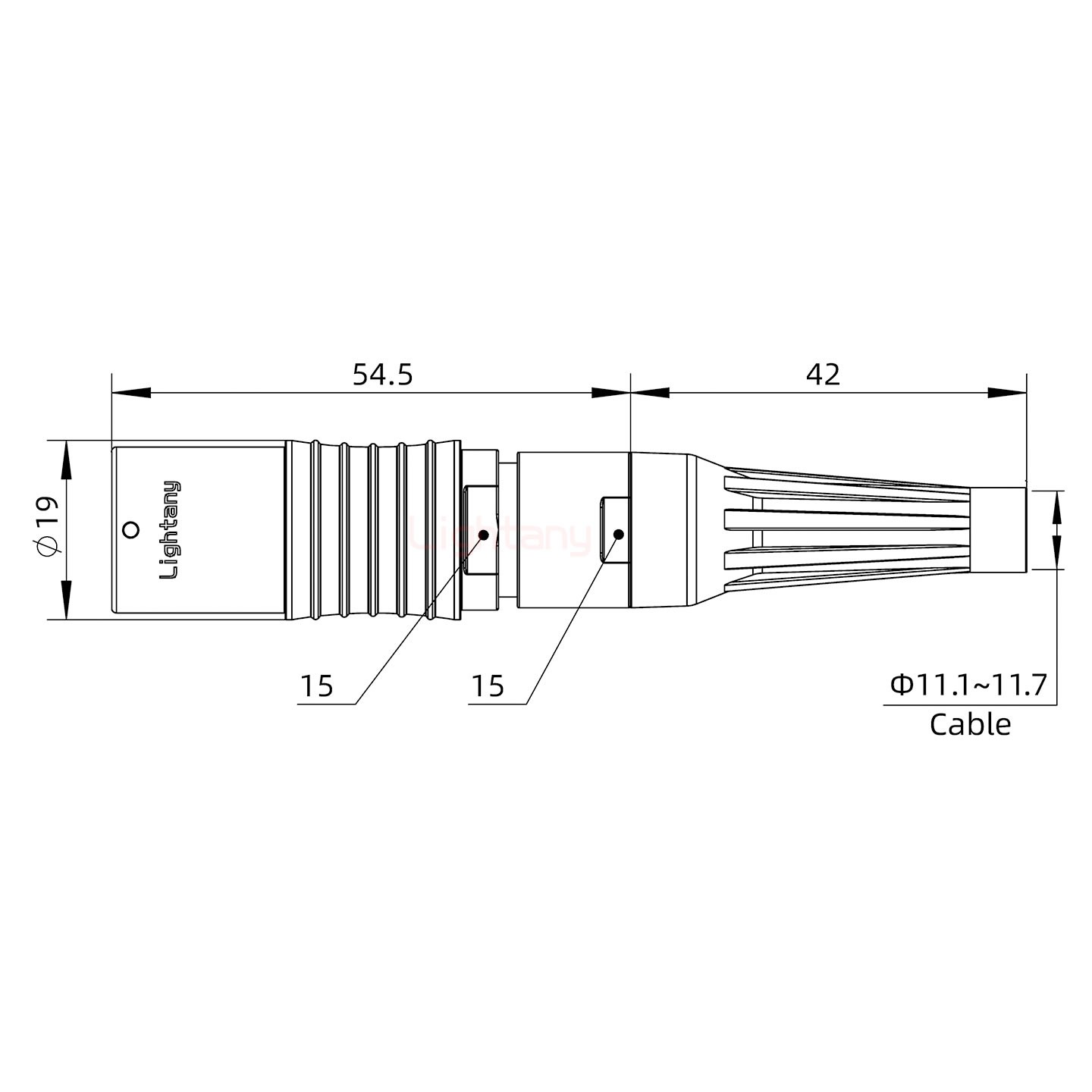 PHG.3B.022.CLLD12Z帶護(hù)套浮動(dòng)插座