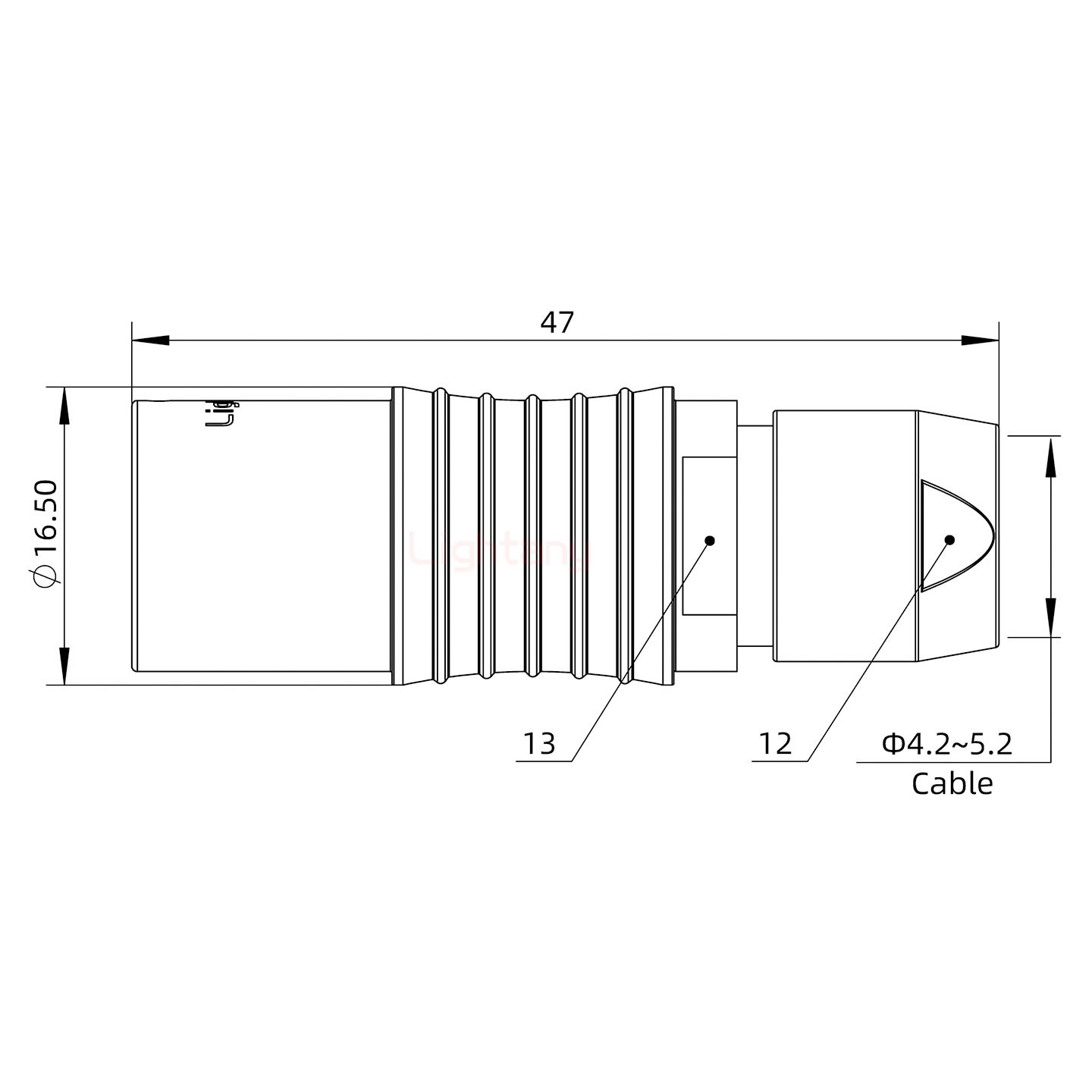 PHG.2B.003.CLLD52推拉自鎖浮動插座