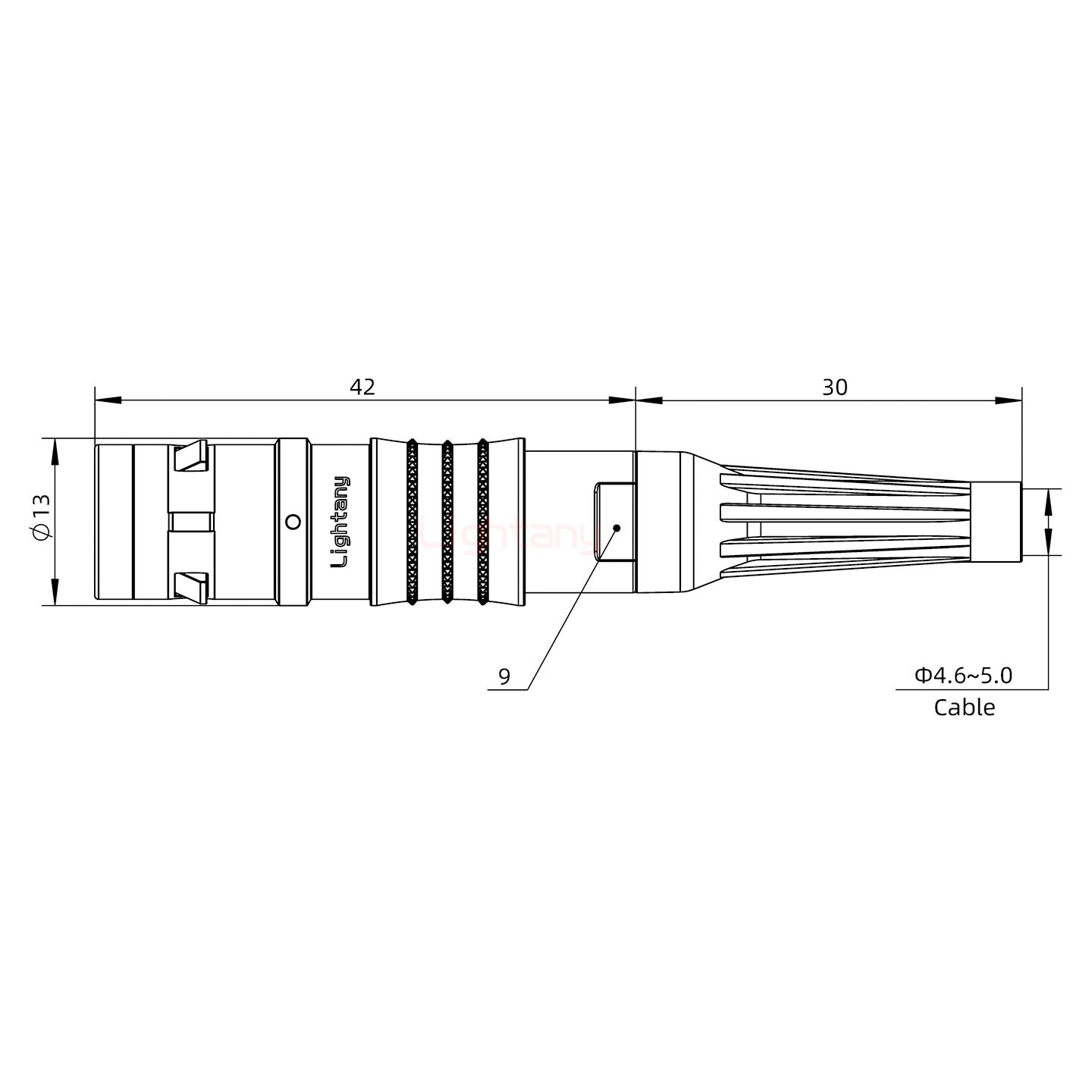 FGG.1K.004.CLAC50Z推拉自鎖帶護(hù)套直式插頭