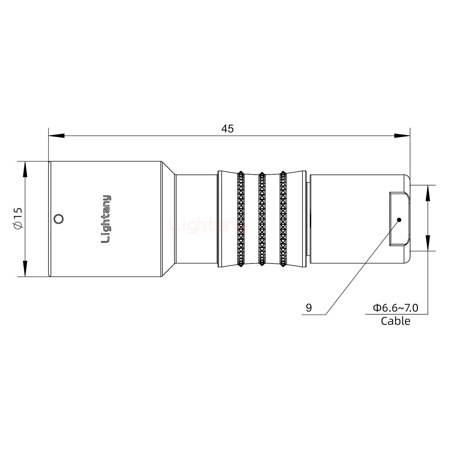 FHG.1K.003.CLAK70推拉自鎖彎式插頭