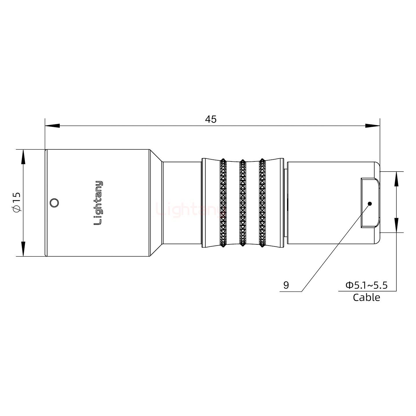 PHG.1K.006.CLAC55推拉自鎖浮動(dòng)插座